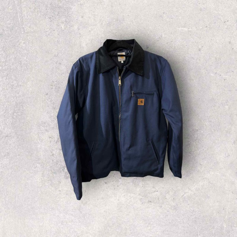 Reworked Carhartt Harrington Jacket Blue