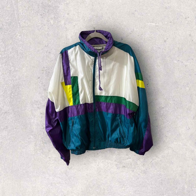 Vintage Retro Windbreaker Jacket
