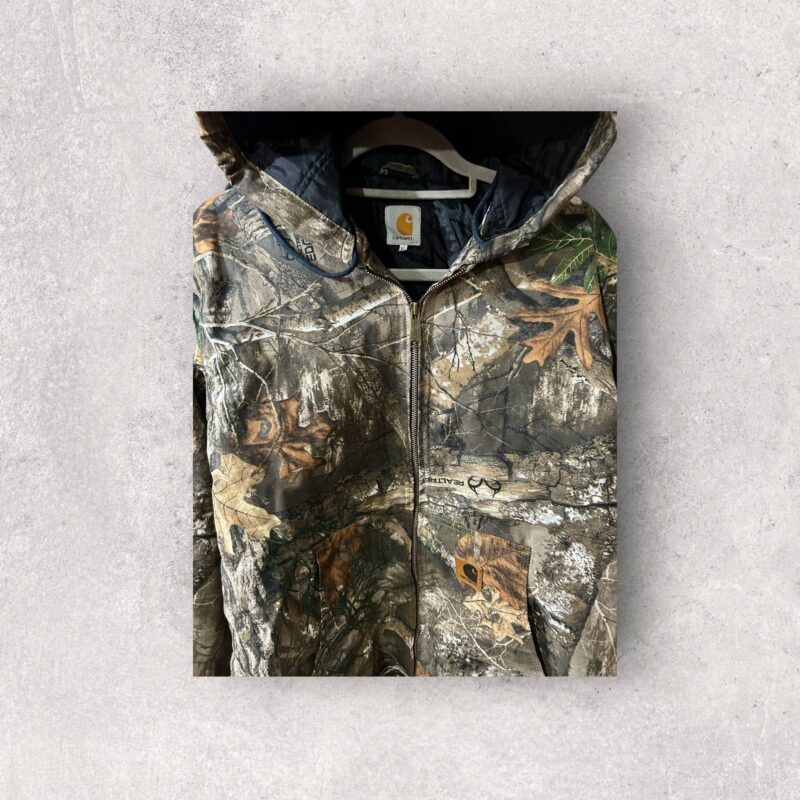 Reworked Carhartt Camo Hoodie Jacket - Image 2