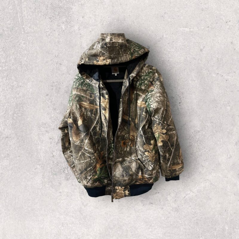 Reworked Carhartt Camo Hoodie Jacket - Image 3