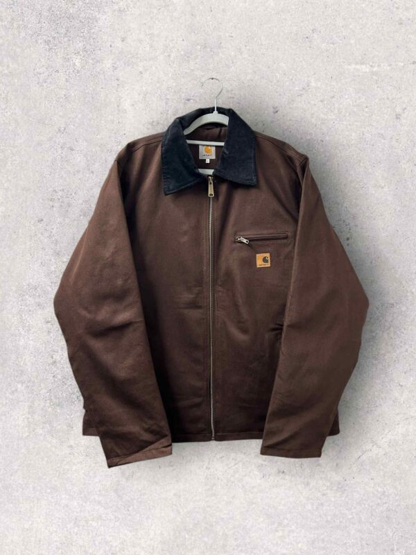 Reworked Carhartt Detroit Harrington Jacket - Brown