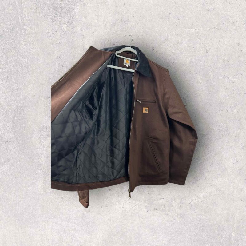 Reworked Carhartt Detroit Harrington Jacket - Brown - Image 4