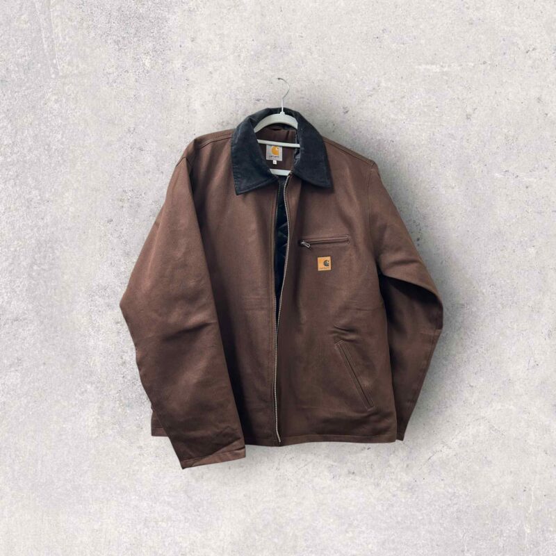 Reworked Carhartt Detroit Harrington Jacket - Brown - Image 5