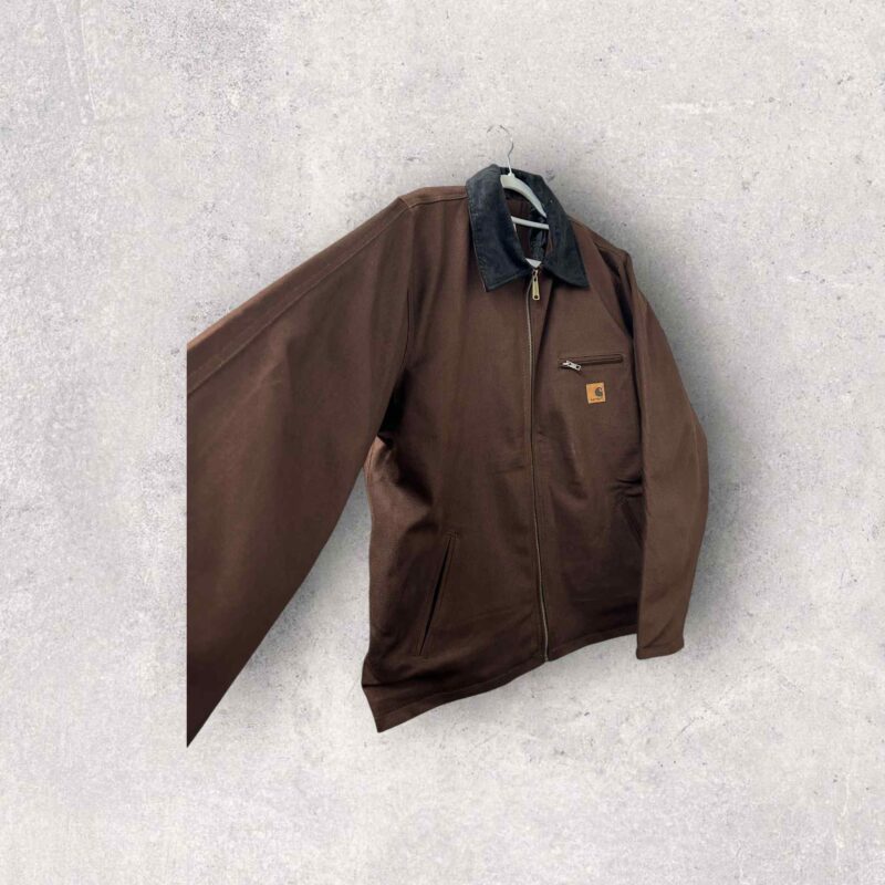 Reworked Carhartt Detroit Harrington Jacket - Brown - Image 7
