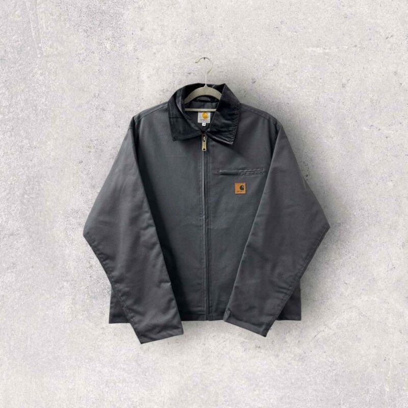 Reworked Carhartt Detroit Harrington Jacket - Grey