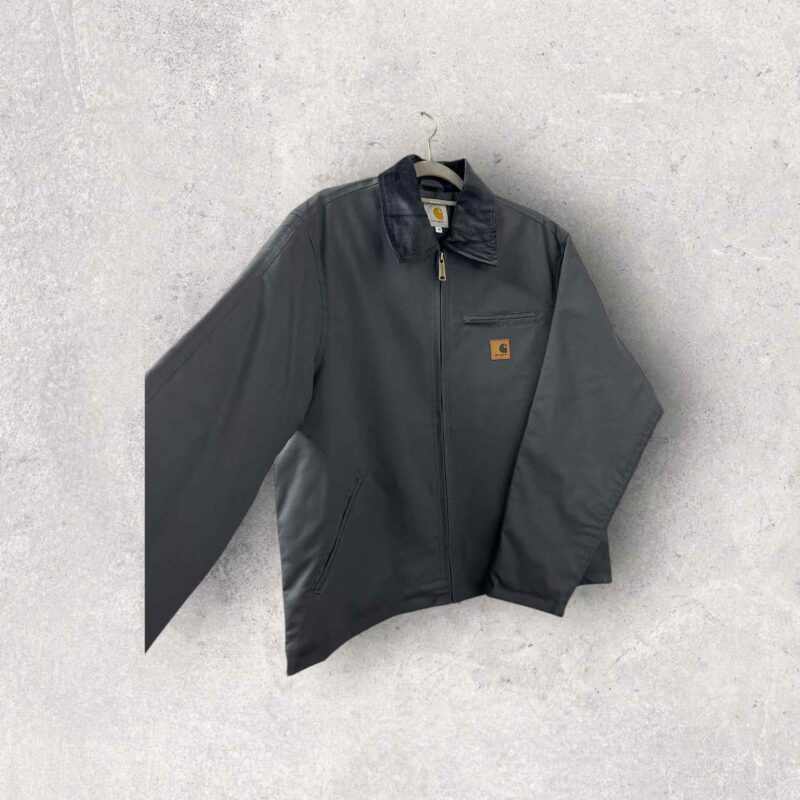 Reworked Carhartt Detroit Harrington Jacket - Grey - Image 3