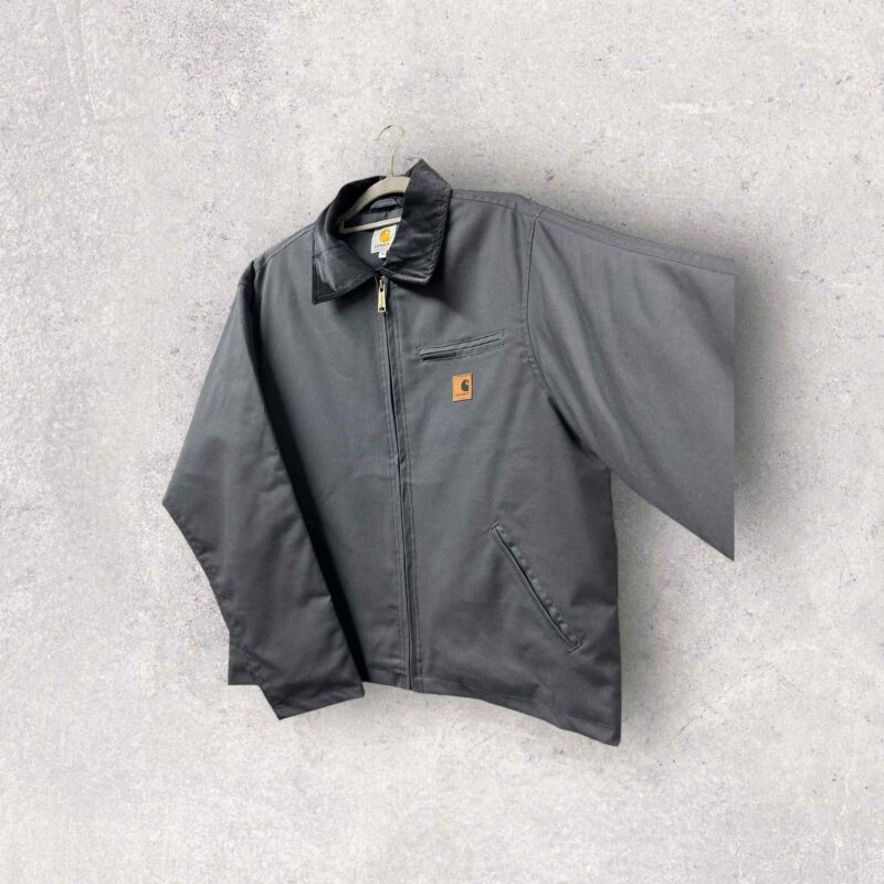 Reworked Carhartt Detroit Harrington Jacket - Grey - Image 4