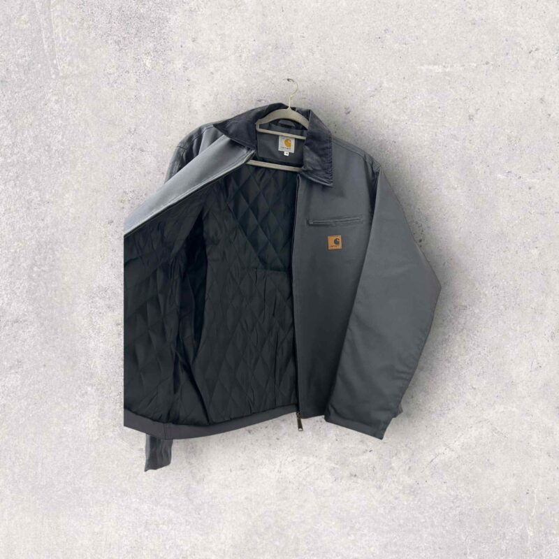 Reworked Carhartt Detroit Harrington Jacket - Grey - Image 7