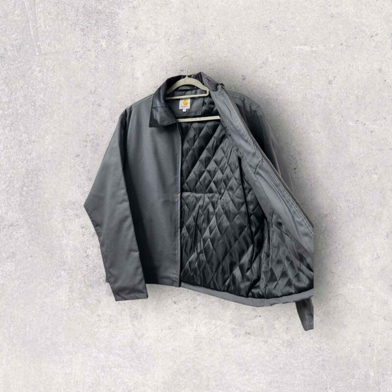 Reworked Carhartt Detroit Harrington Jacket - Grey - Image 8