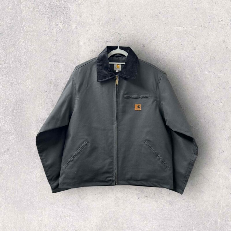Reworked Carhartt Detroit Harrington Jacket - Grey