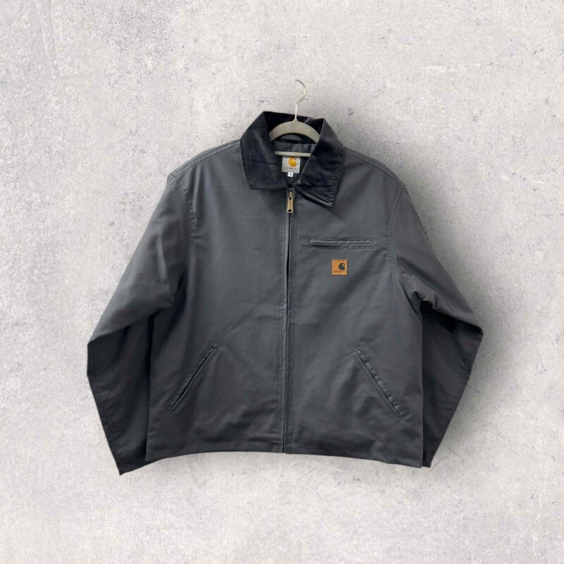 Reworked Carhartt Detroit Harrington Jacket - Grey - Image 2