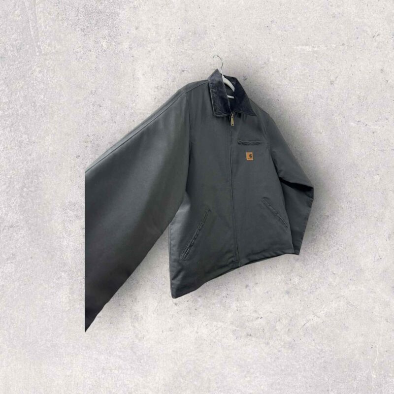Reworked Carhartt Detroit Harrington Jacket - Grey - Image 2