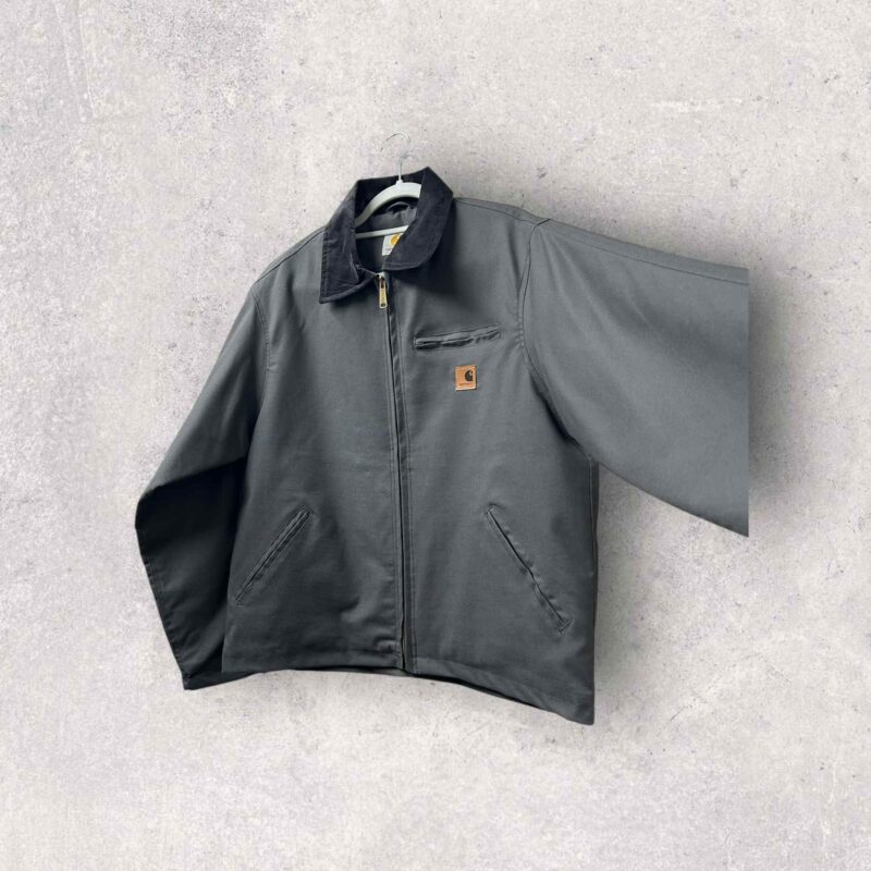 Reworked Carhartt Detroit Harrington Jacket - Grey - Image 3