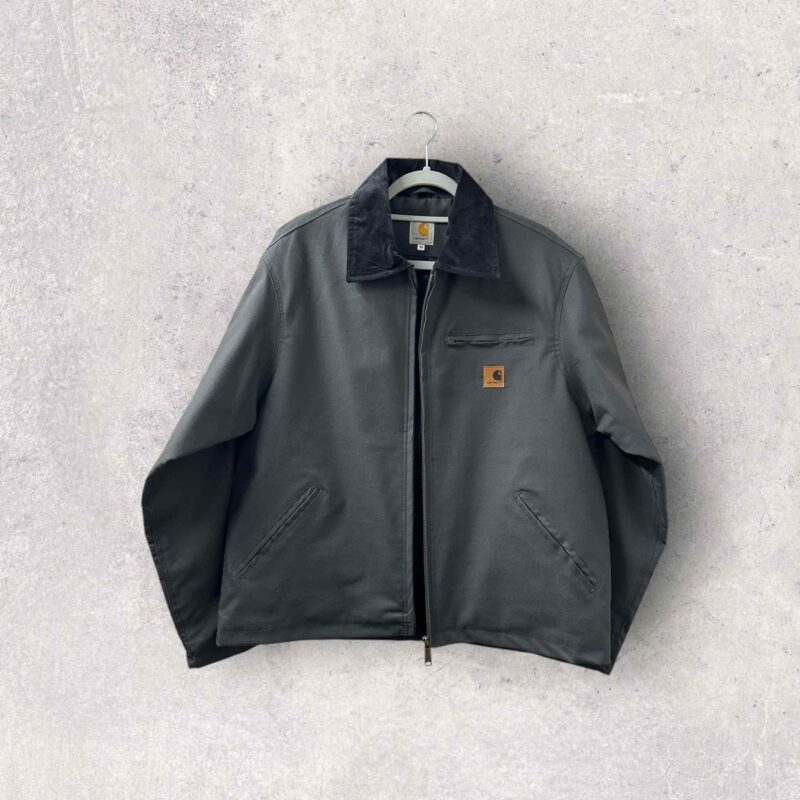 Reworked Carhartt Detroit Harrington Jacket - Grey - Image 5