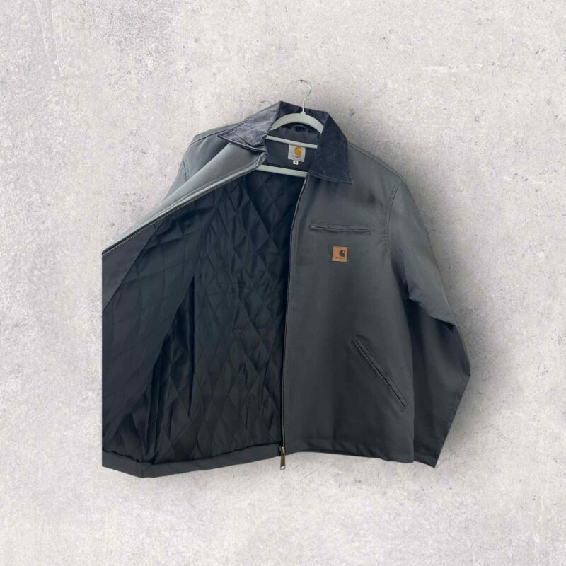 Reworked Carhartt Detroit Harrington Jacket - Grey - Image 6