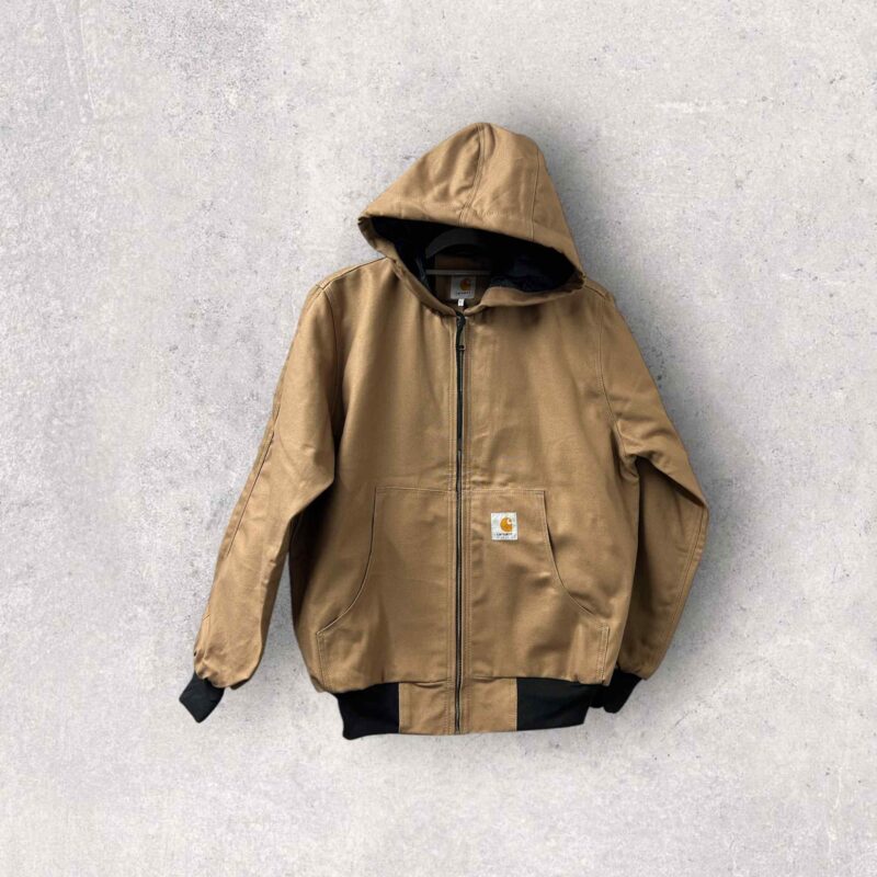 Reworked Carhartt Hoodie Jacket - Tan