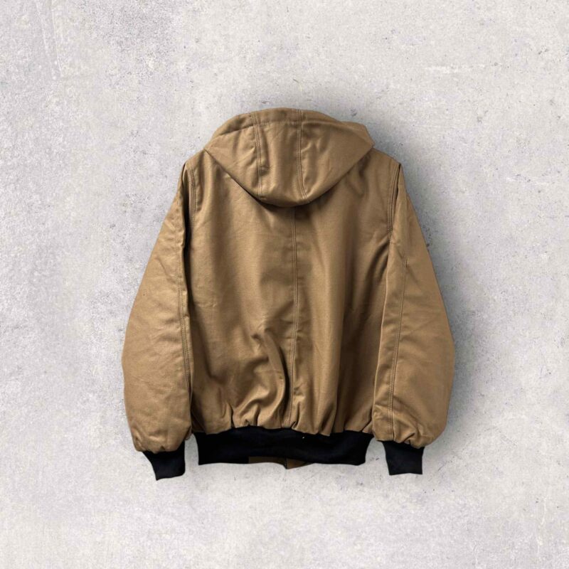 Reworked Carhartt Hoodie Jacket - Tan - Image 8